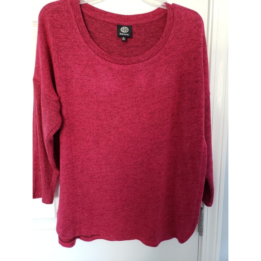 Bobeau Womans 3/4 Sleeve Blouse Size‎ Medium